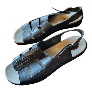Hotter Comfort Concept Blue Candice Slingback Sandals - Size 7.5